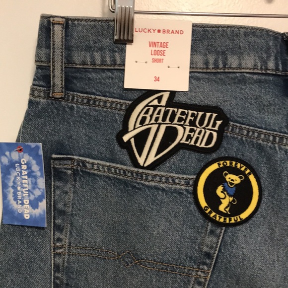 NEW Lucky Brand Grateful Dead Vintage Loose Short - Picture 9 of 12